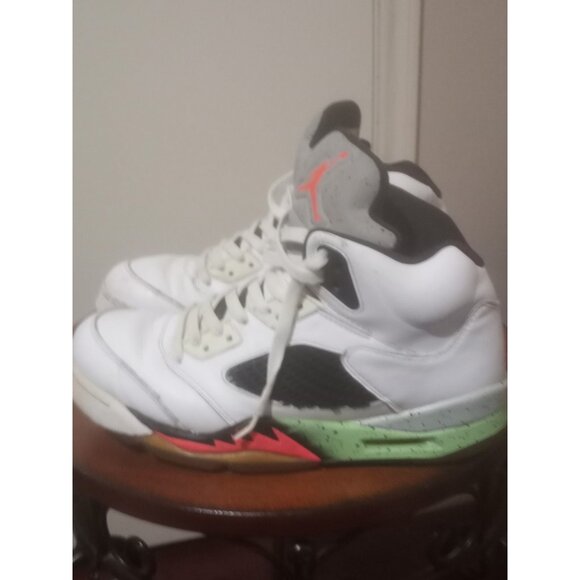 Nike Air Jordan 5 Retro Poison Green 136027-115 Men’s Size 9 - Picture 9 of 16